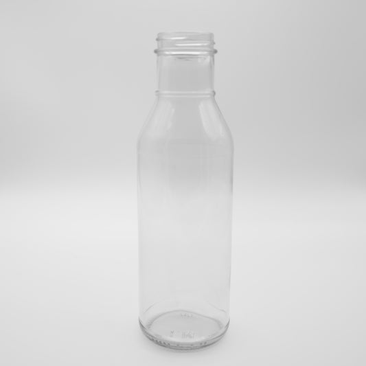 12oz/355ml Clear Glass Ring Neck Bottle 38/400 CT Finish