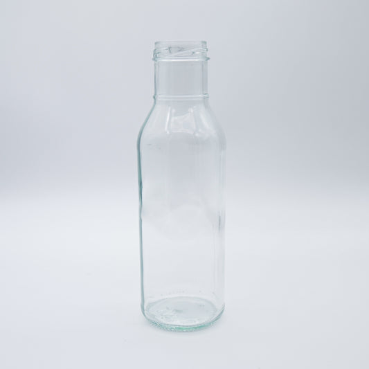 12oz/355ml Clear Glass Ring Neck Bottle 38mm Lug