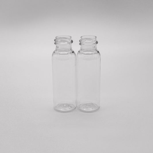 1oz Clear PET Plastic Bullet Bottle 20/410