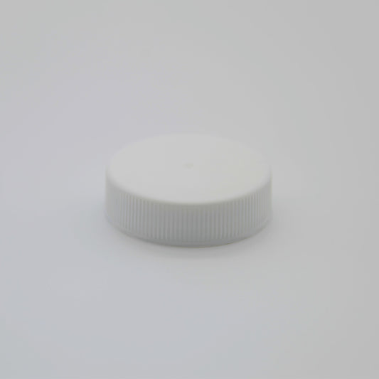 White Plastic Cap w/ Foam Liner 38/400