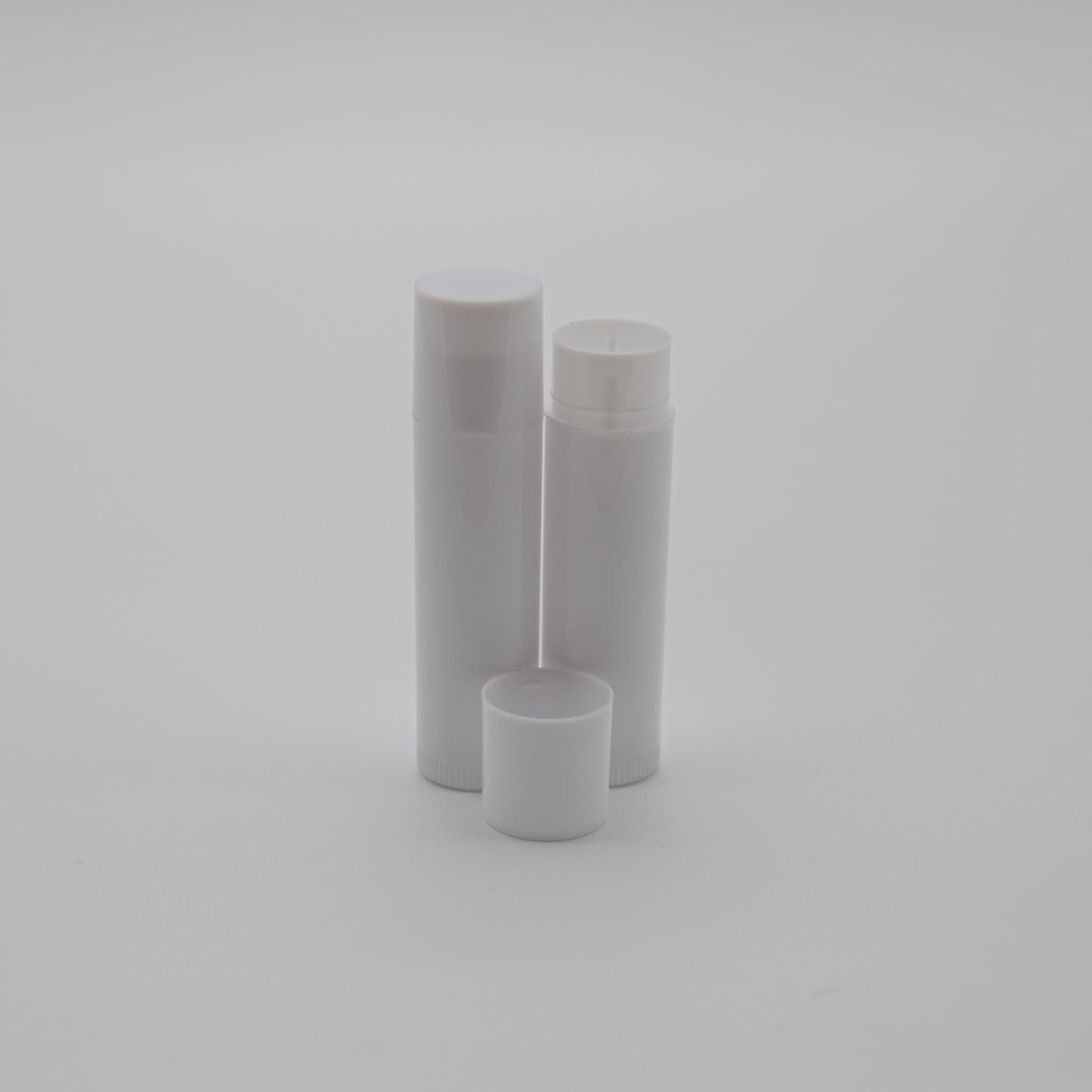 5g White Lip Balm Tube and Cap