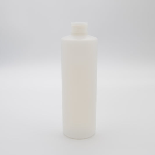 8oz Natural HDPE Plastic Cylinder Bottle 24/410