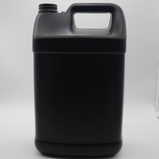 4L Black HDPE Plastic F-Style Jug 38/400