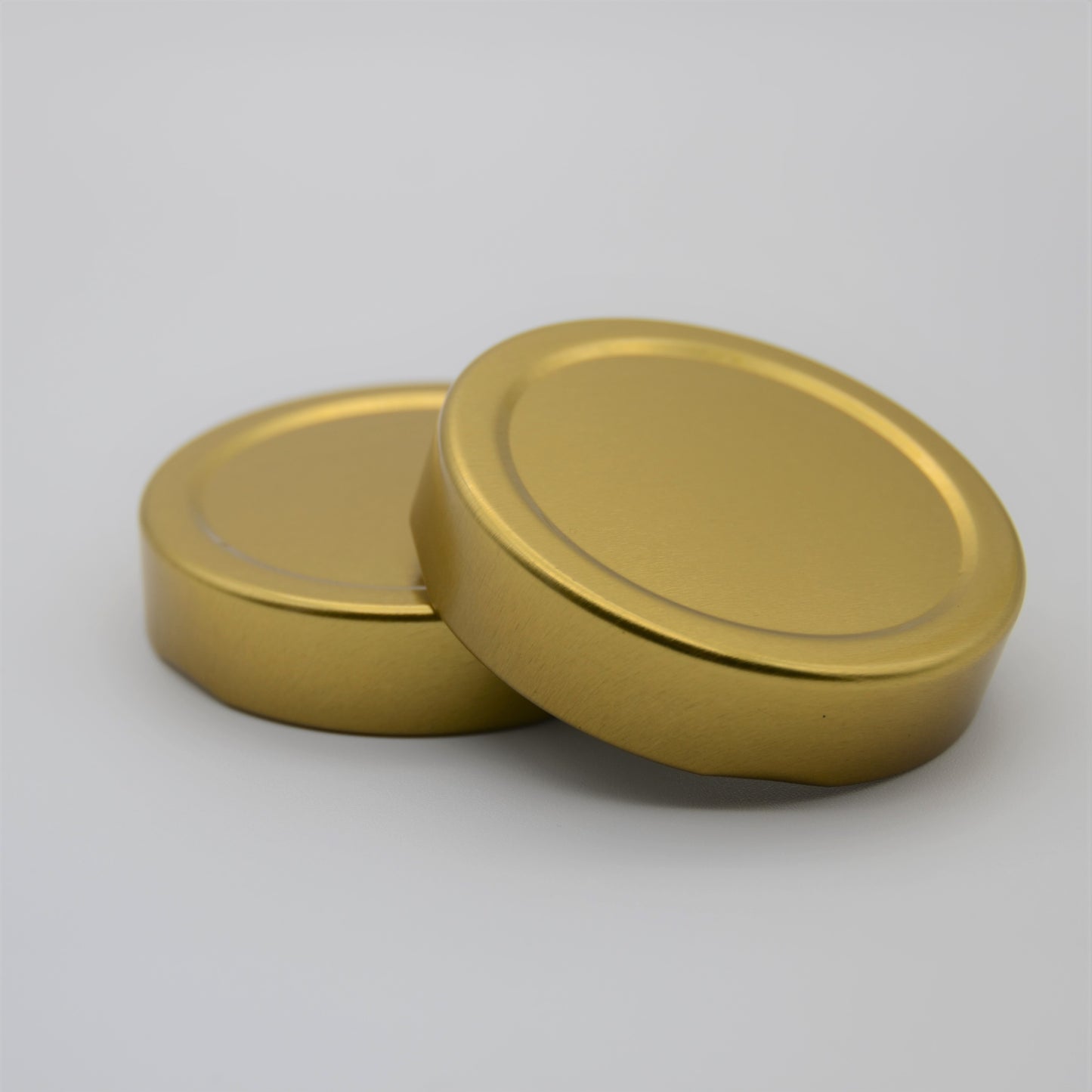 Gold Metal Ergo Cap W/ Plastisol Liner 70mm DD Twist