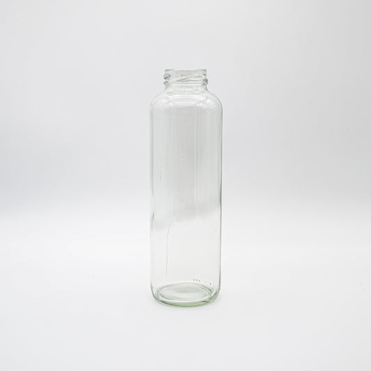 400ml/14oz Clear Glass Bullet Bottle 38mm Lug