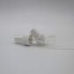 White Fine Ribbed Mist Sprayer 20/410 150mm Dip Tube