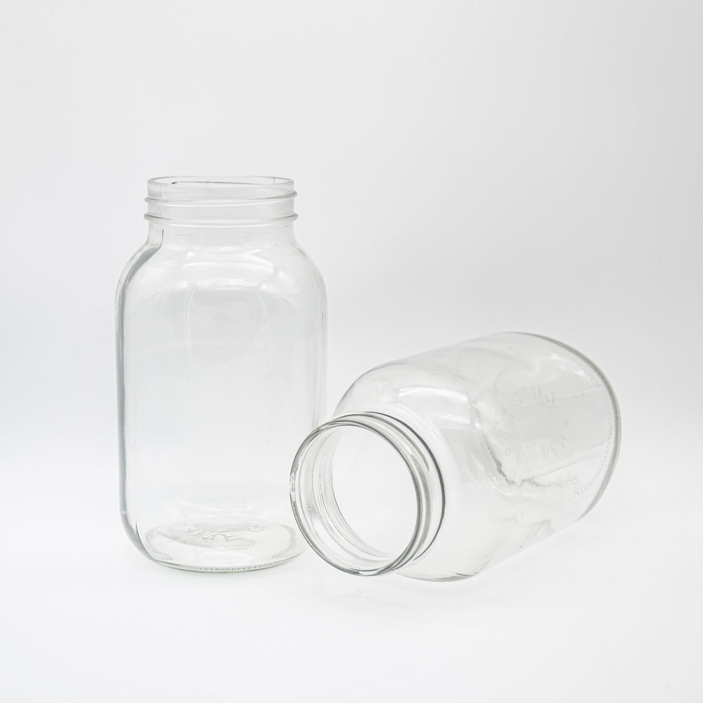 1lt/32oz Clear Glass Mason Jar 70mm