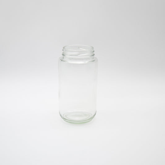 250ml/8oz Clear Glass Straight Tall Jar 53mm