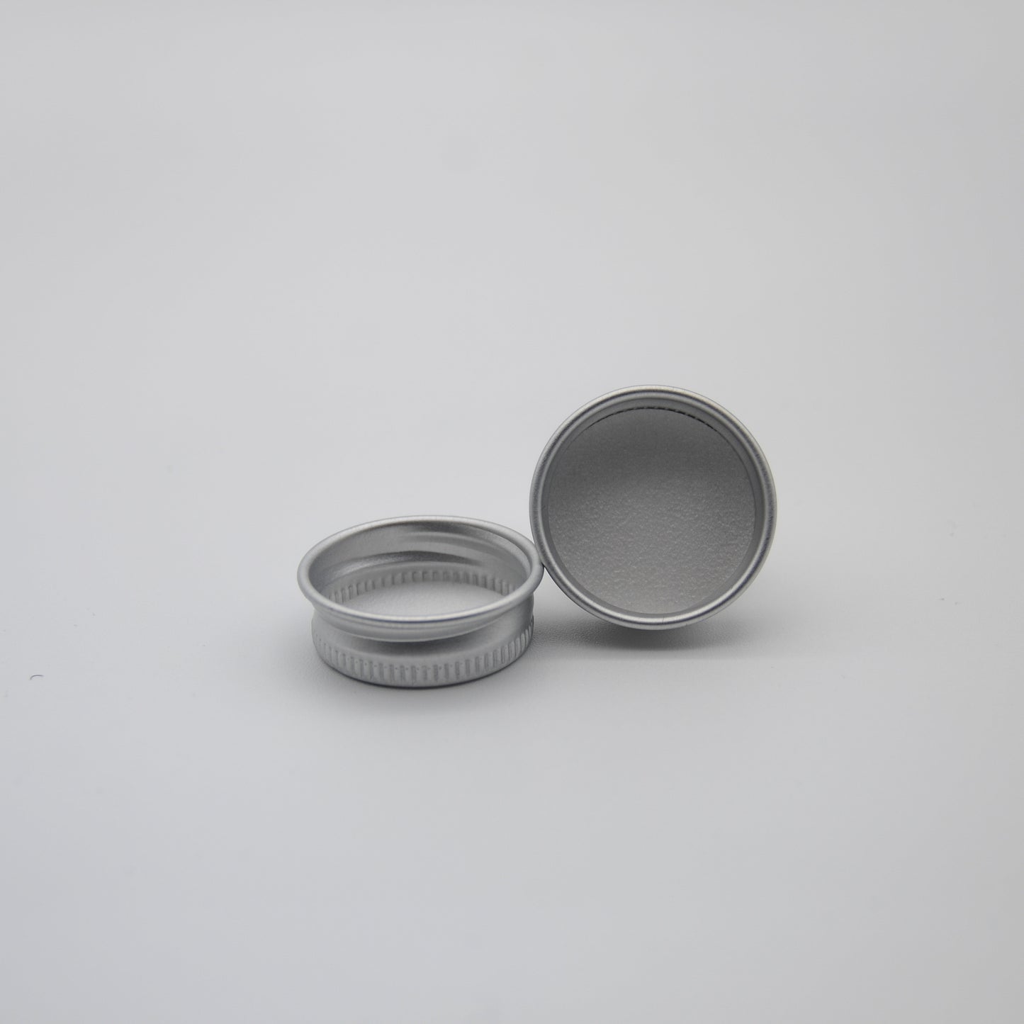 Silver Metal Cap w/ Foam Liner 28mm