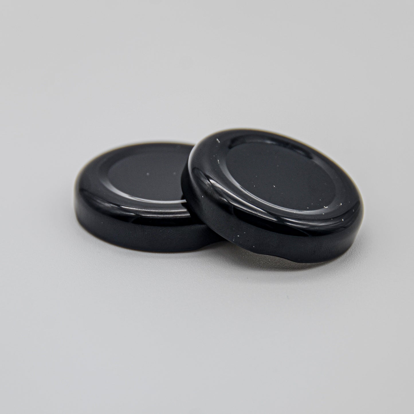 Black Lug Cap w/ Plastisol Liner 38mm