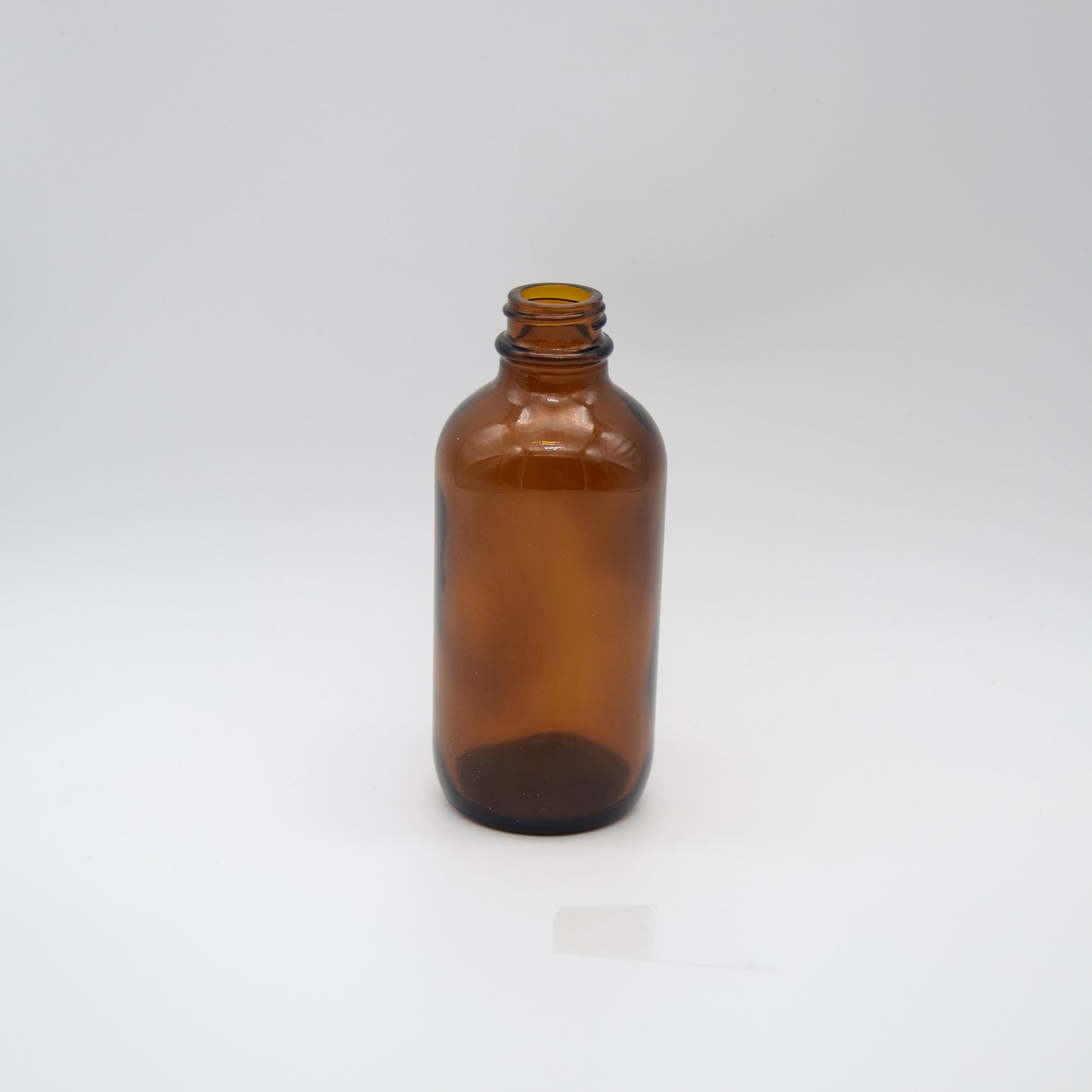 4oz Amber Glass Boston Round Bottle 22/400