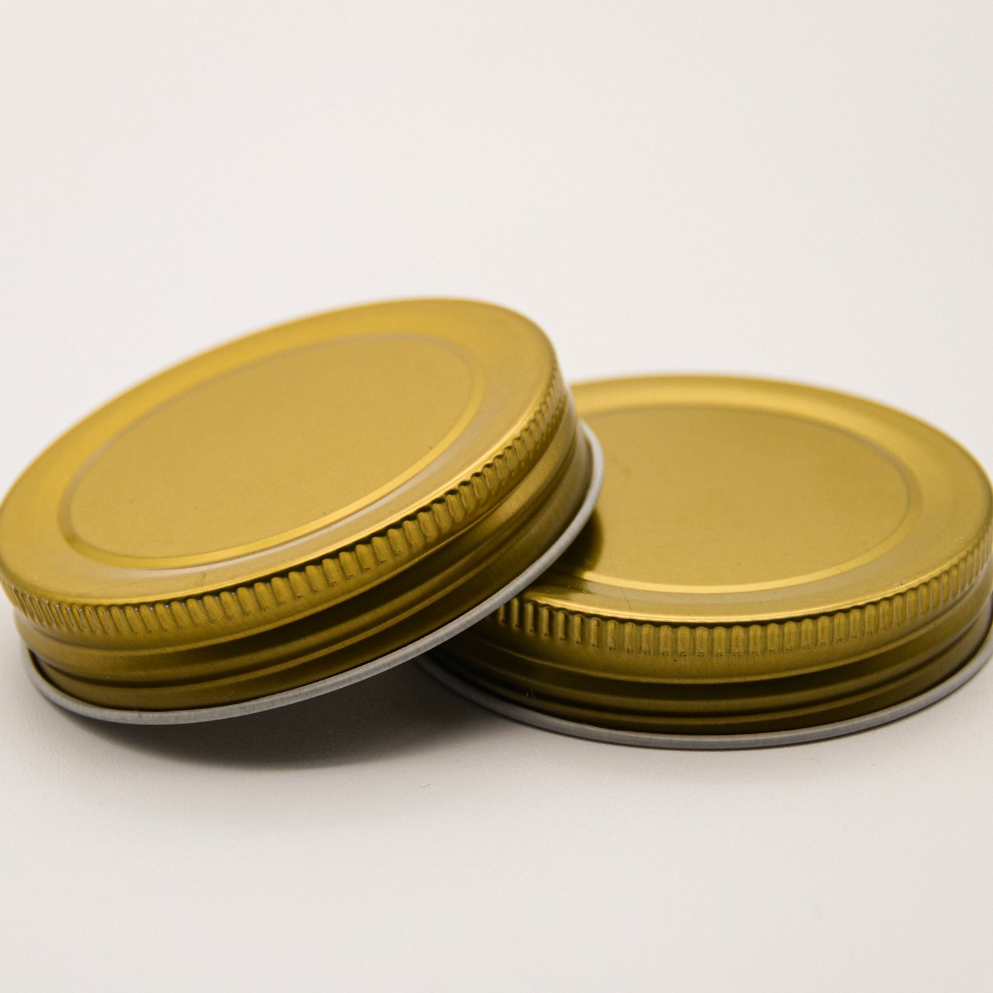 Gold Metal Cap w/ Plastisol Liner 70mm