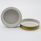 Gold Metal Cap w/ Plastisol Liner 70mm