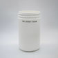 750ml/25oz White HDPE Wide Mouth Jar 89/400