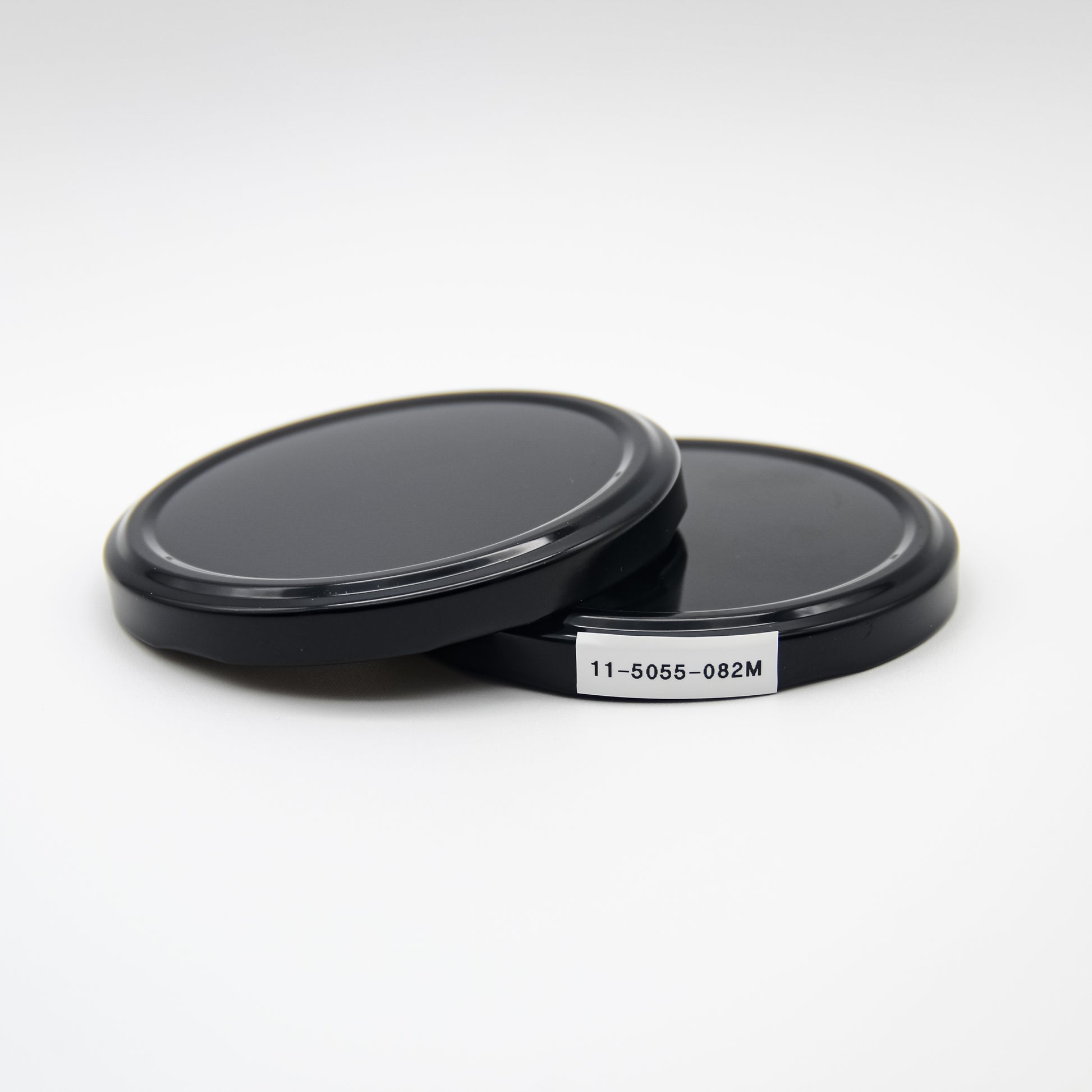 Black Metal Twist Cap w/Plastisol Liner 82mm – IMPackaging