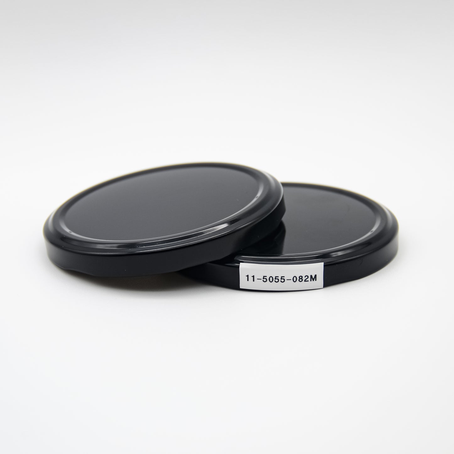 Black Metal Twist Cap w/Plastisol Liner 82mm